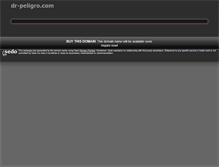 Tablet Screenshot of dr-peligro.com